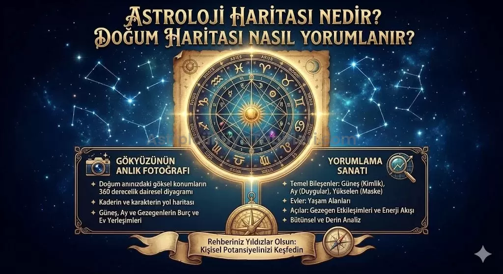 Astroloji Haritası Nedir? Doğum Haritası Nasıl Yorumlanır