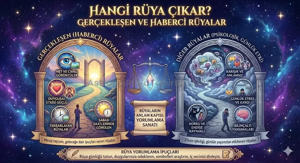 Hangi Rüya Çıkar? Gerçekleşen ve Haberci Rüyalar