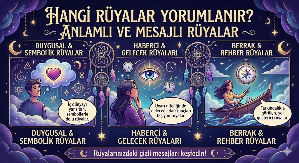 Hangi Rüyalar Yorumlanır? Anlamlı ve Mesajlı Rüyalar
