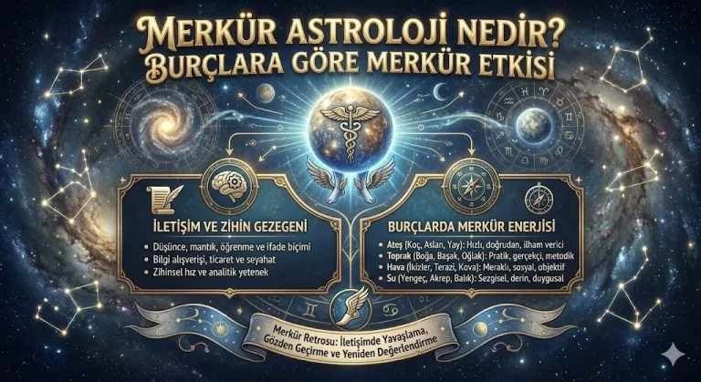 Merkür Astroloji Nedir? Burçlara Göre Merkür Etkisi