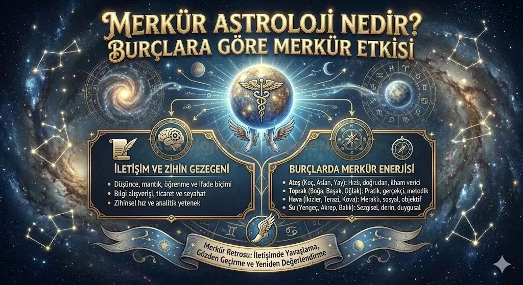 Merkür Astroloji Nedir? Burçlara Göre Merkür Etkisi
