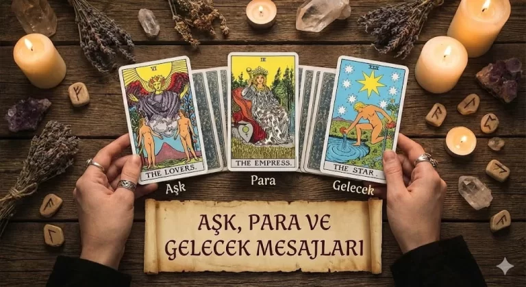 Tarot Falı Bak | Aşk, Para ve Gelecek Mesajları